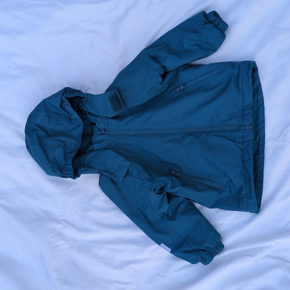 Reima Teal Hooded Toddler Winter Jacket